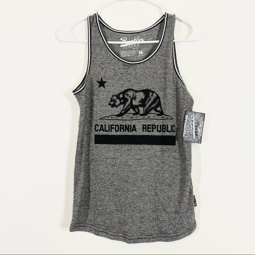 CALIFORNIA NWT Retro Vintage Athletic Tank State